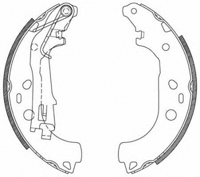 OPEN PARTS bsa211500 -  Комплект тормозных колодок